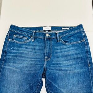 FRAME Denim Sz‎ 34x31 Men’s L'Homme Slim Jeans LMH691  Deep Ocean